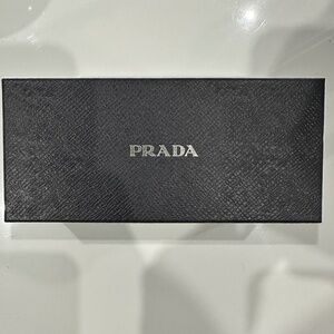 Prada glasses box w the glass